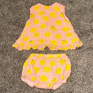 Angel Dear Cotton Gauze Lemon Set, Size 12-18 Months